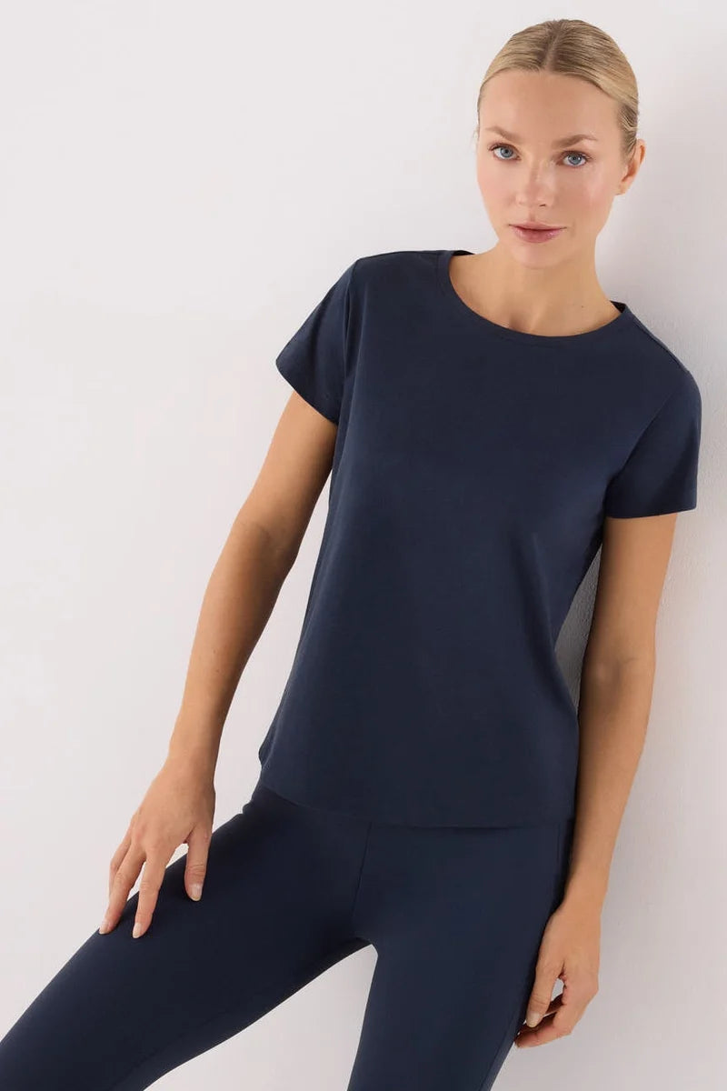 CAMISETA ALGODÓN BÁSICA ESTILO DEPORTIVO