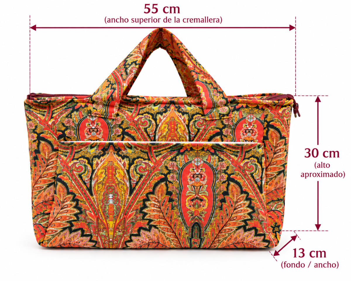 BOLSO TEJIDO SÍMIL 100 COLORES